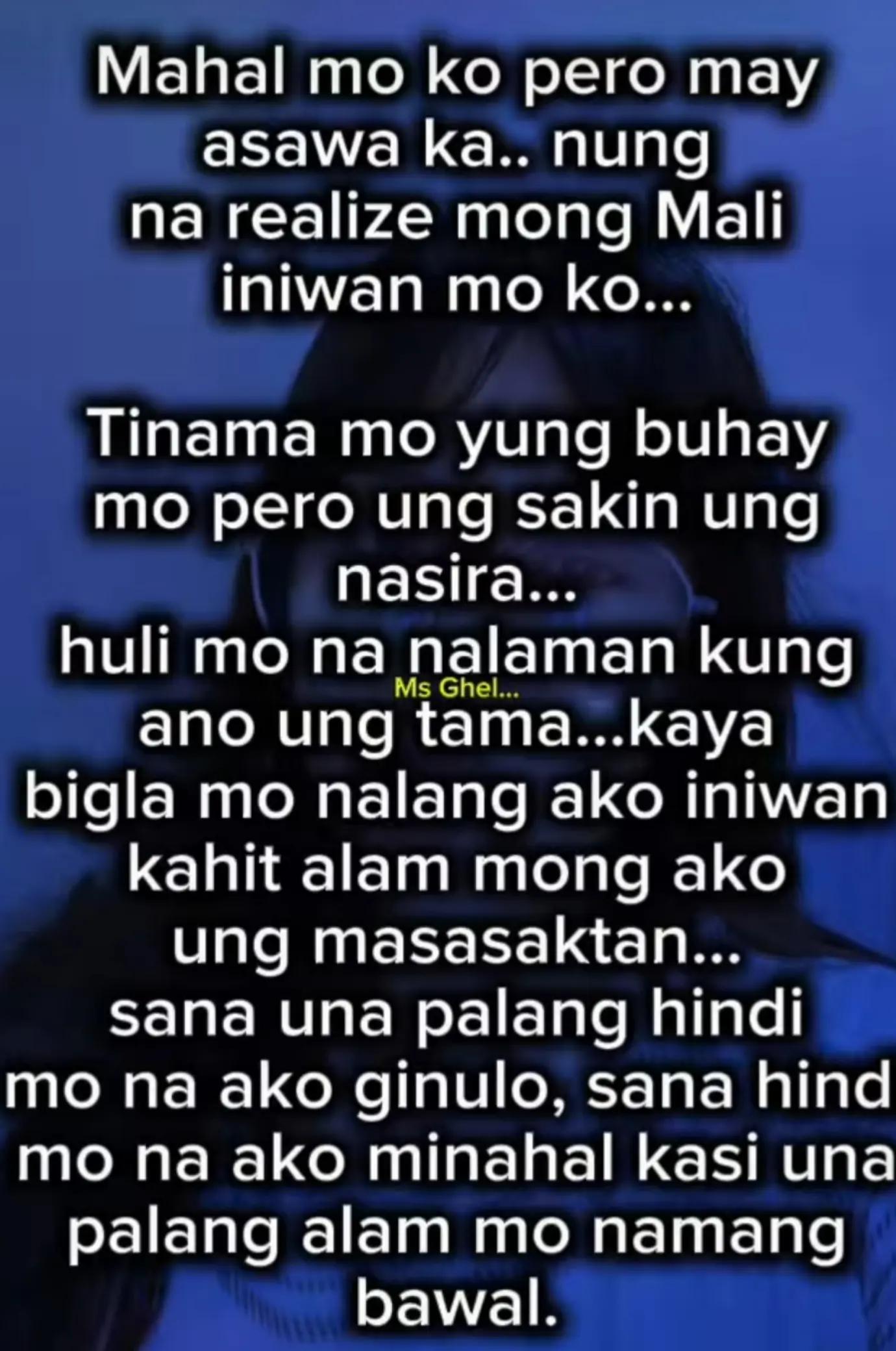 @Binliwala mlng ang pg mmhl ko