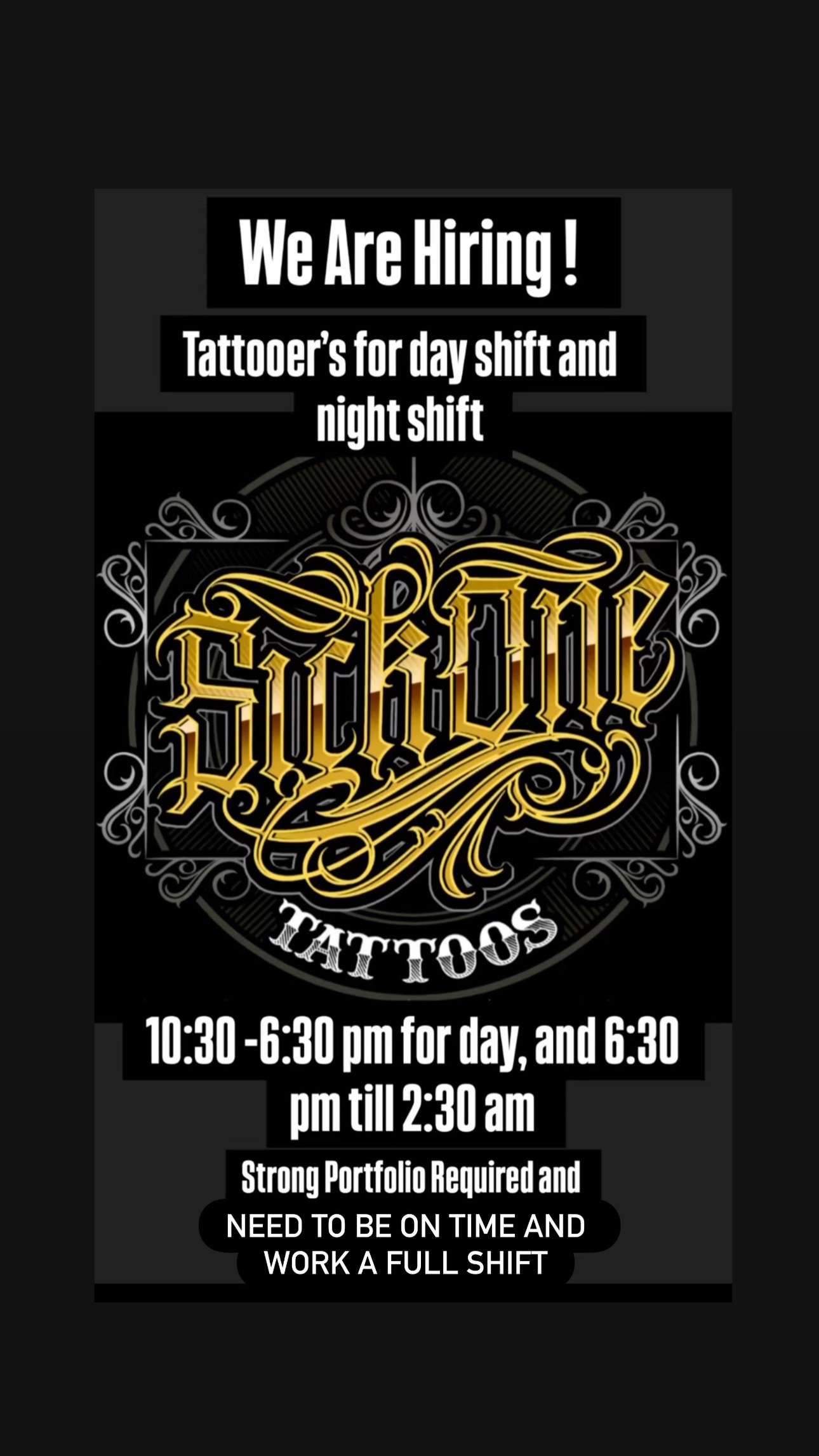 @SickOne_Tattoos