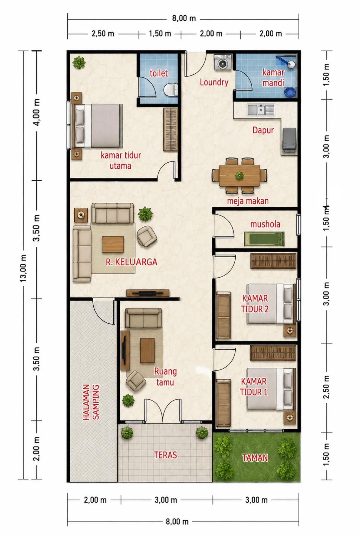 @DESAIN RUMAH LISTANTO ARCH