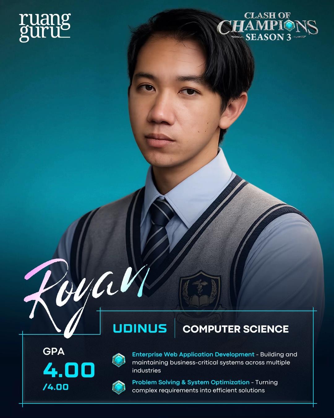 @Royan Farid | Computer Science