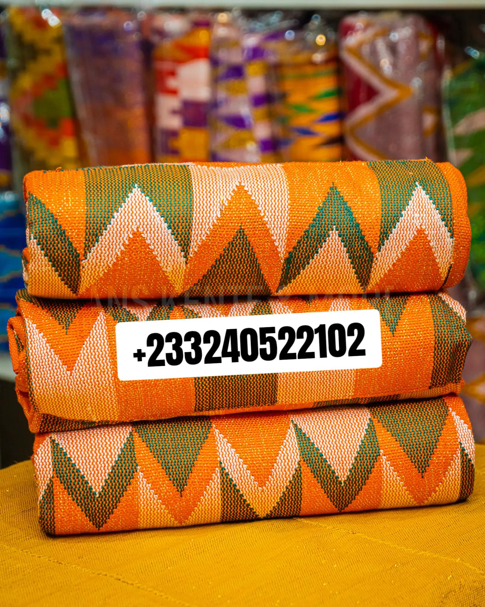 @KENTE VENDOR IN TEMA-MATAHEKO