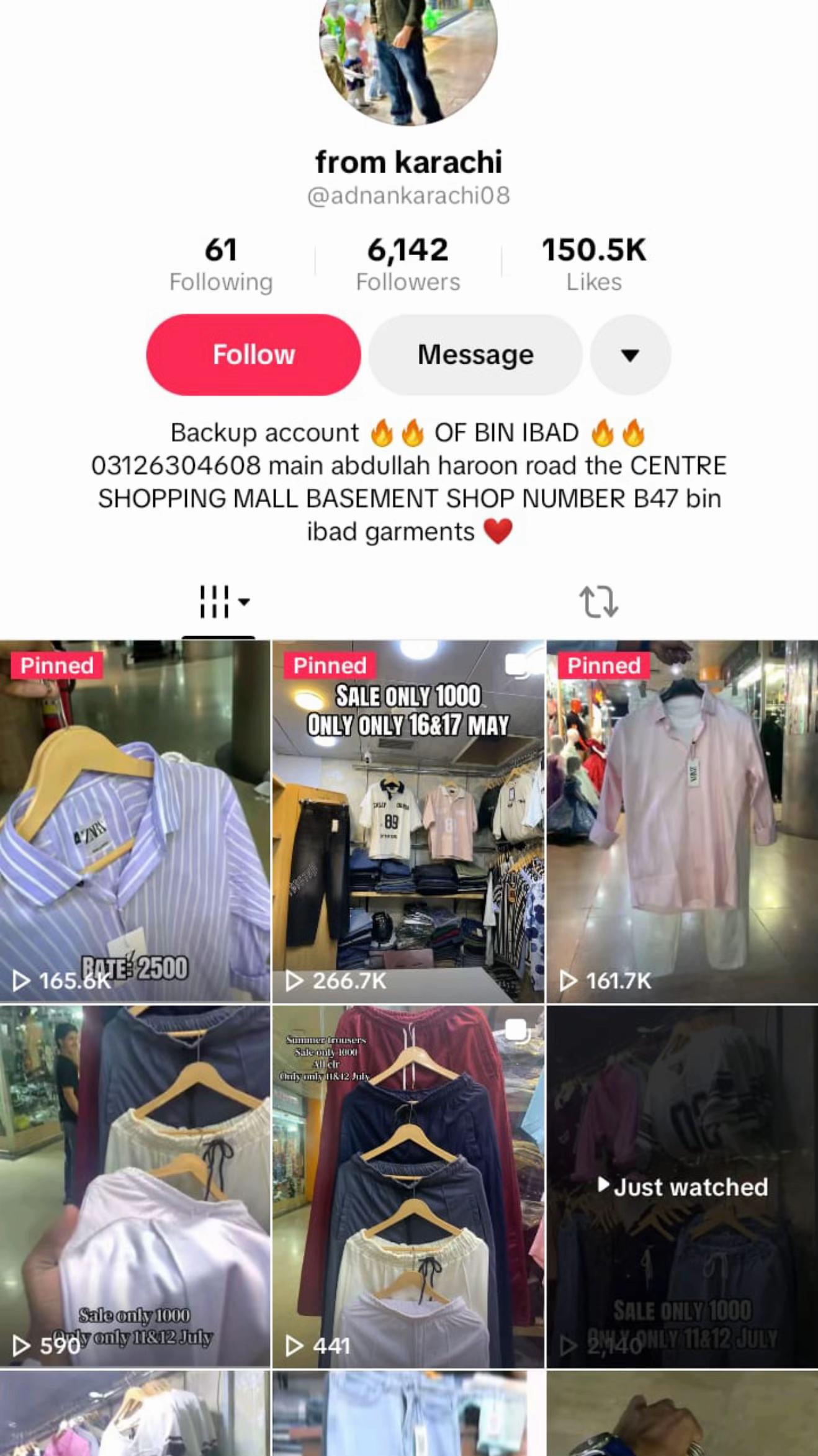 @Bin ibad Garments