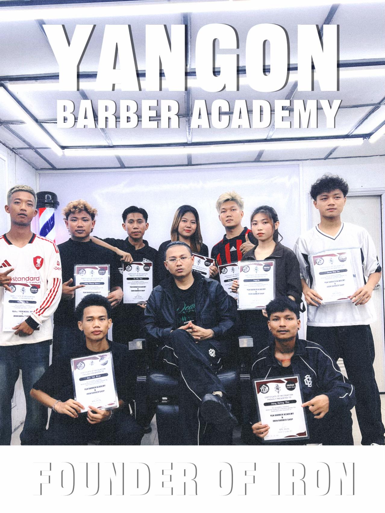@YANGON Barber Academy