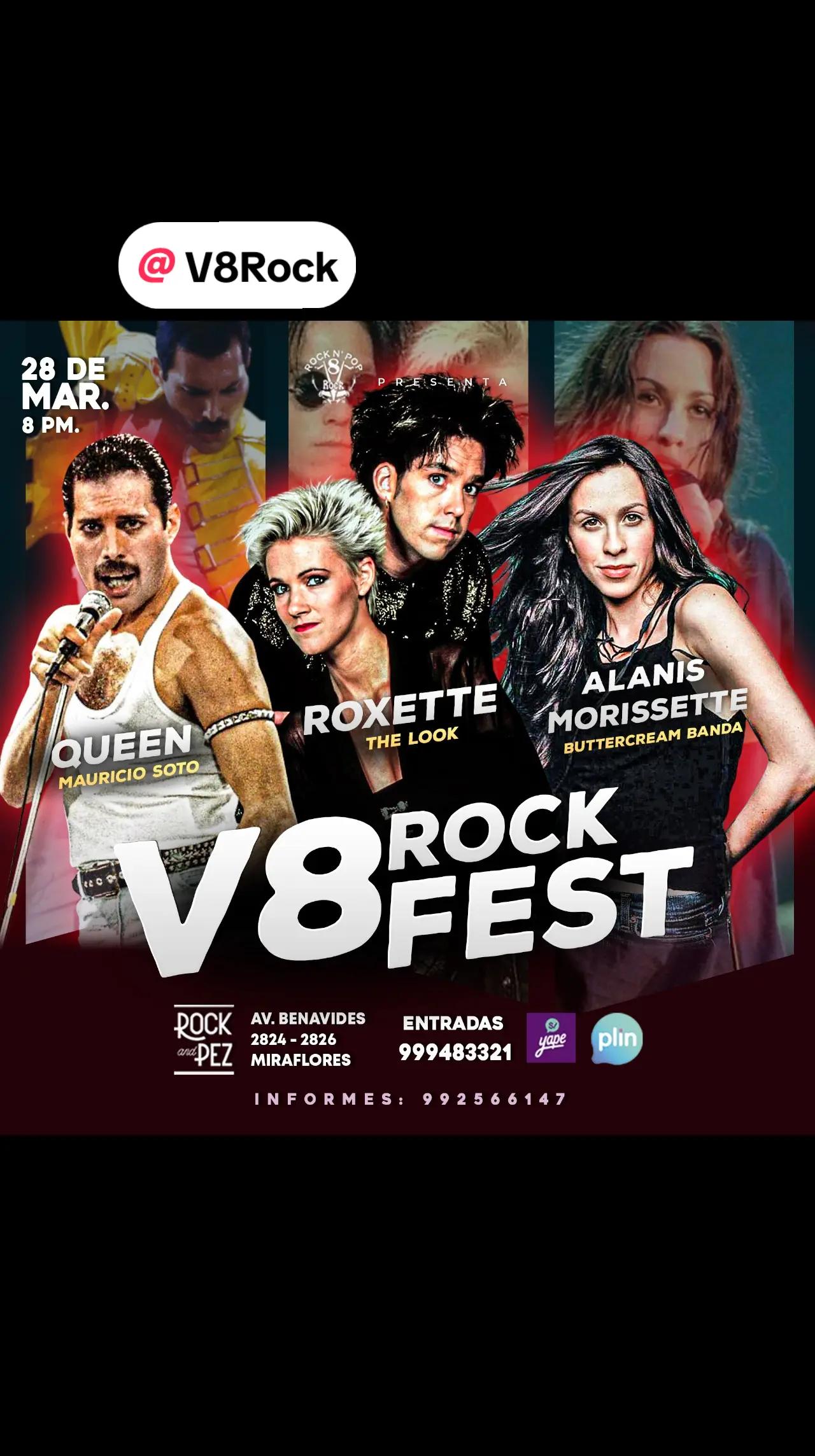 @the look Perú tributo Roxette