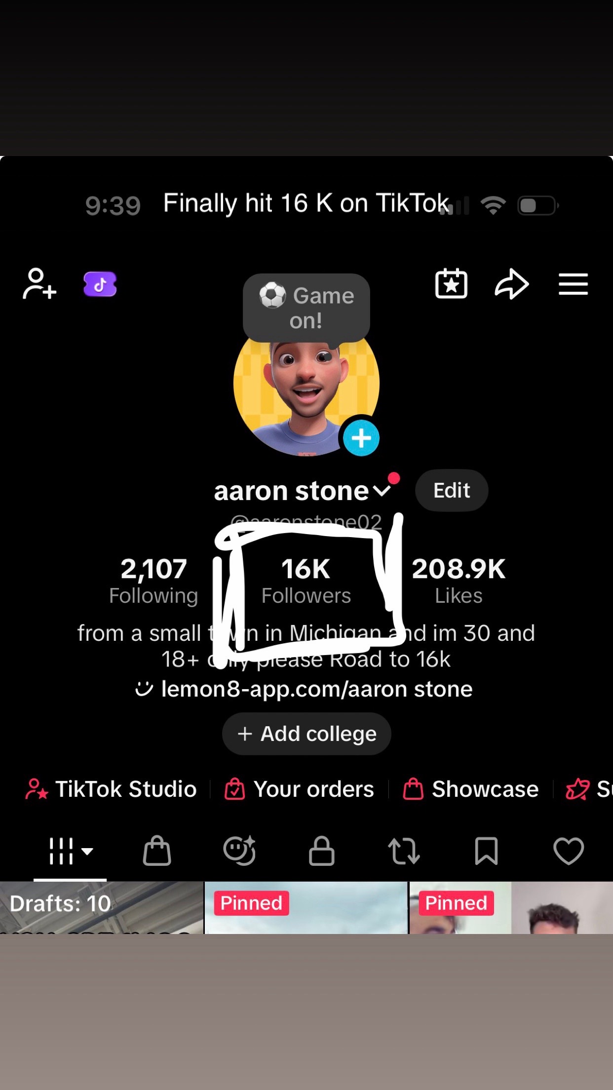 @aaron stone