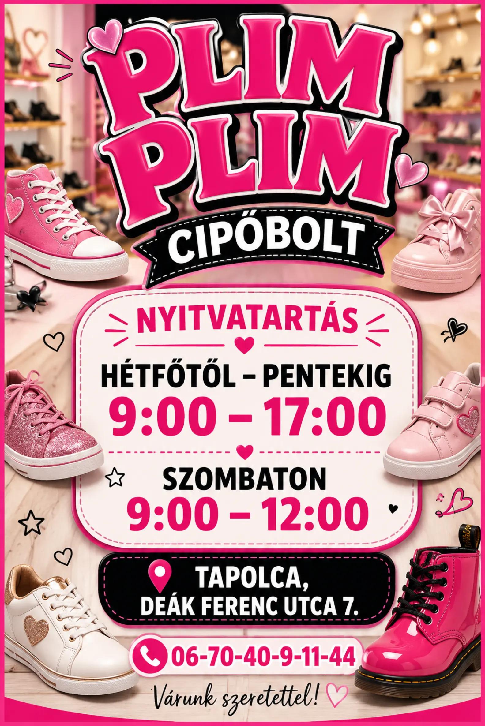 @PLIM-PLIM CIPŐBOLT TAPOLCA