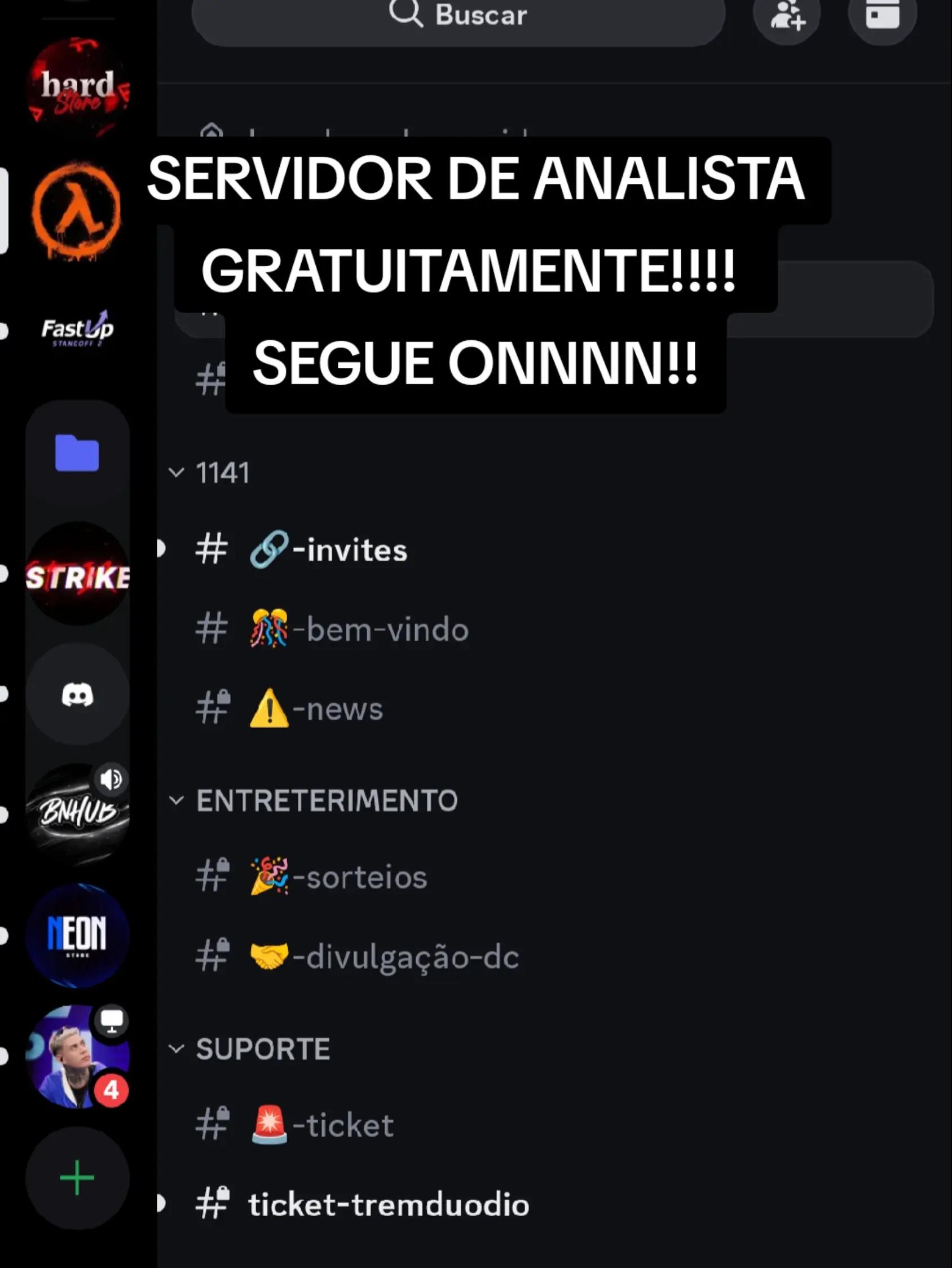 @Seja Analista Gratuitamente