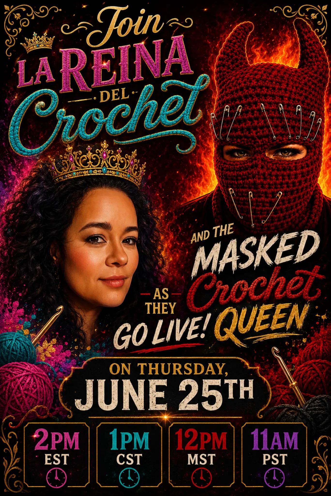 @Masked Crochet Queen 🧶🌶 🔪