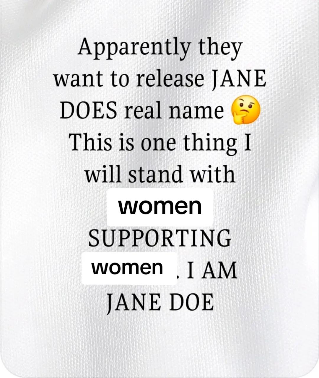 @JANE DOE