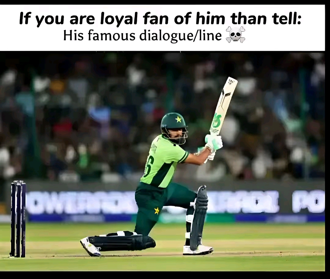@Babar azam