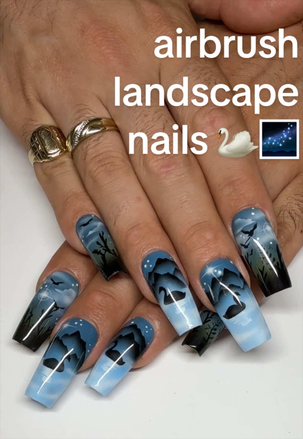@Geranium Duet Nails