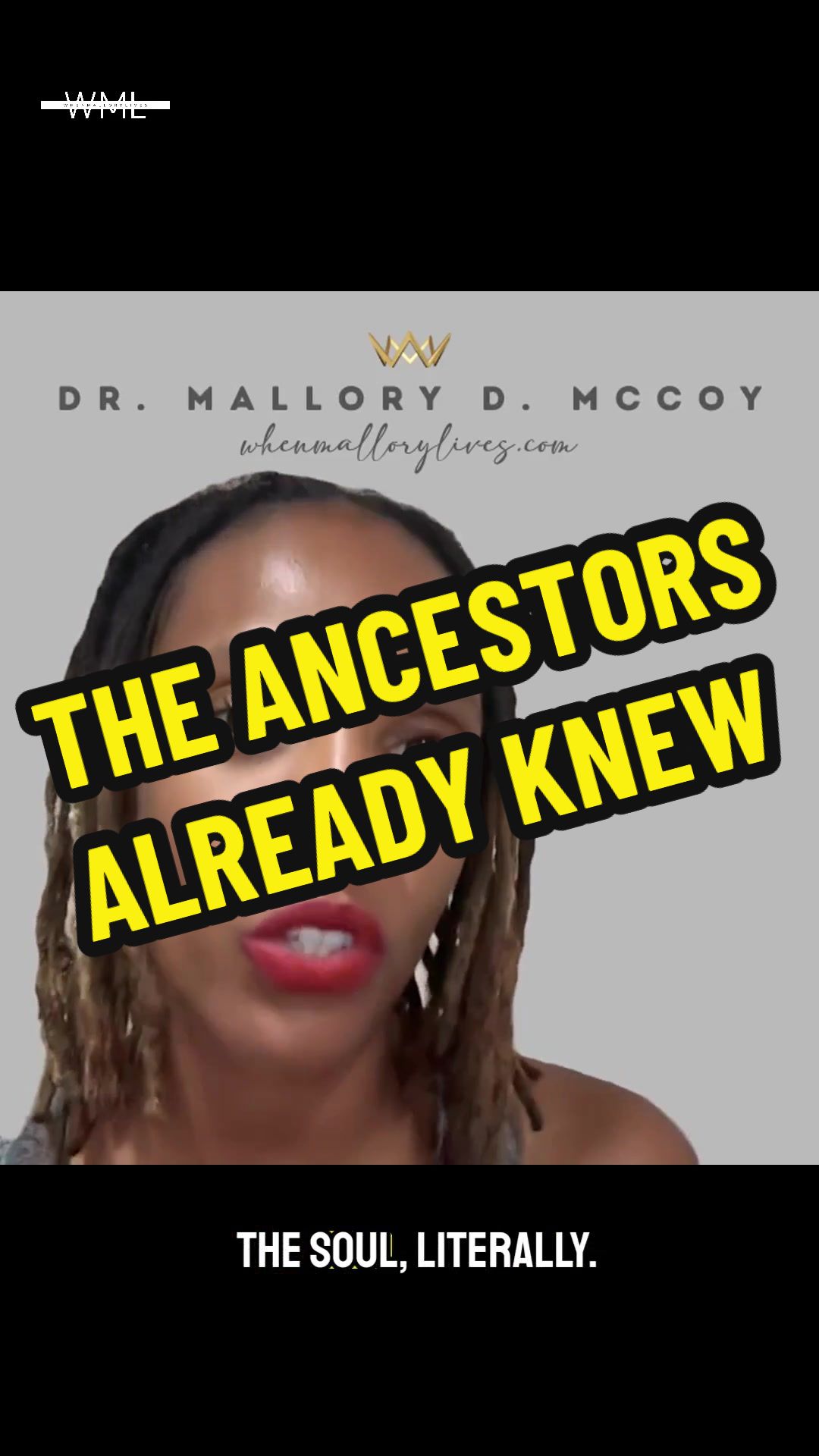 @Dr. Mallory D. McCoy