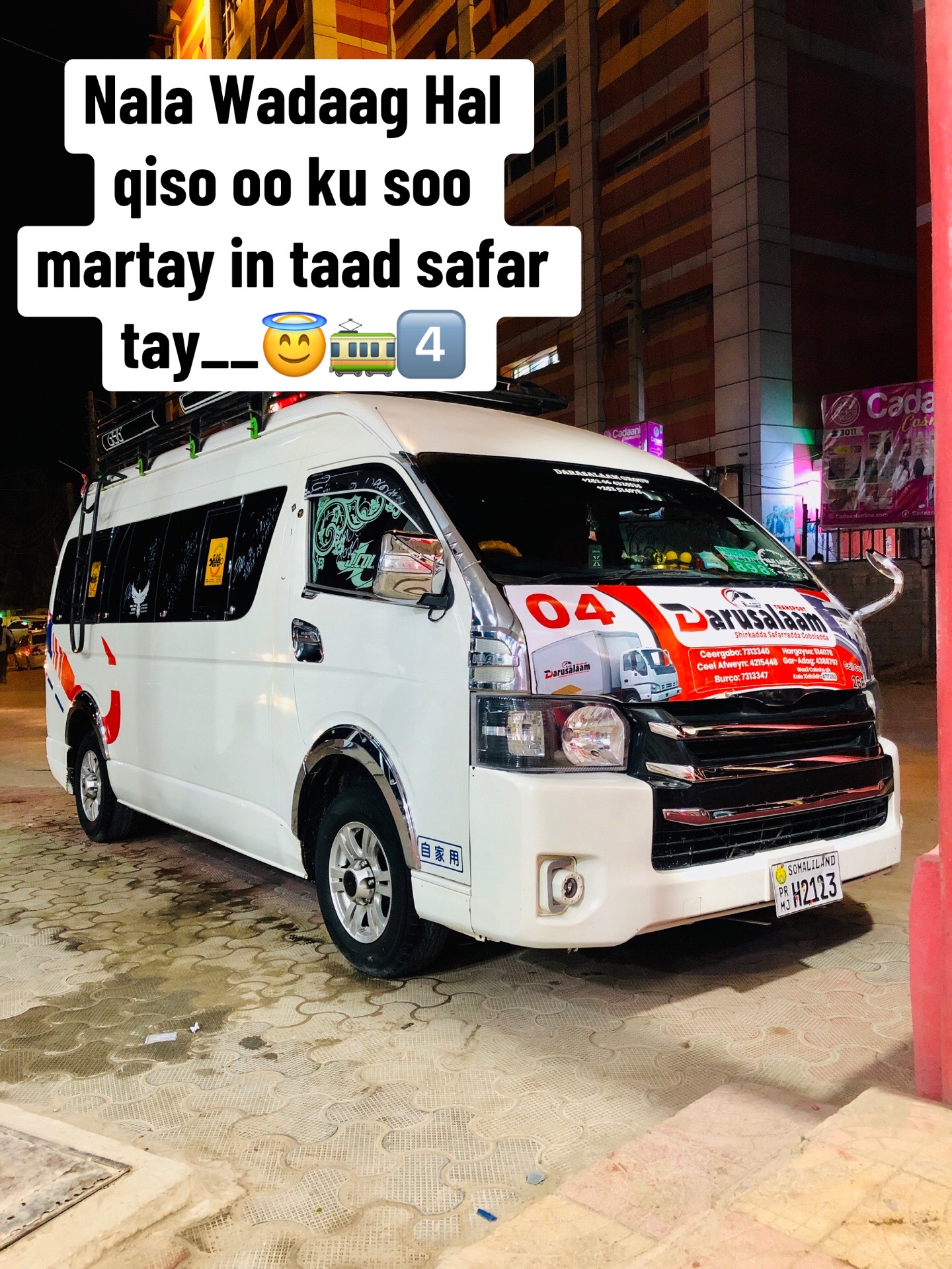 @Darusalm transport ๐๐