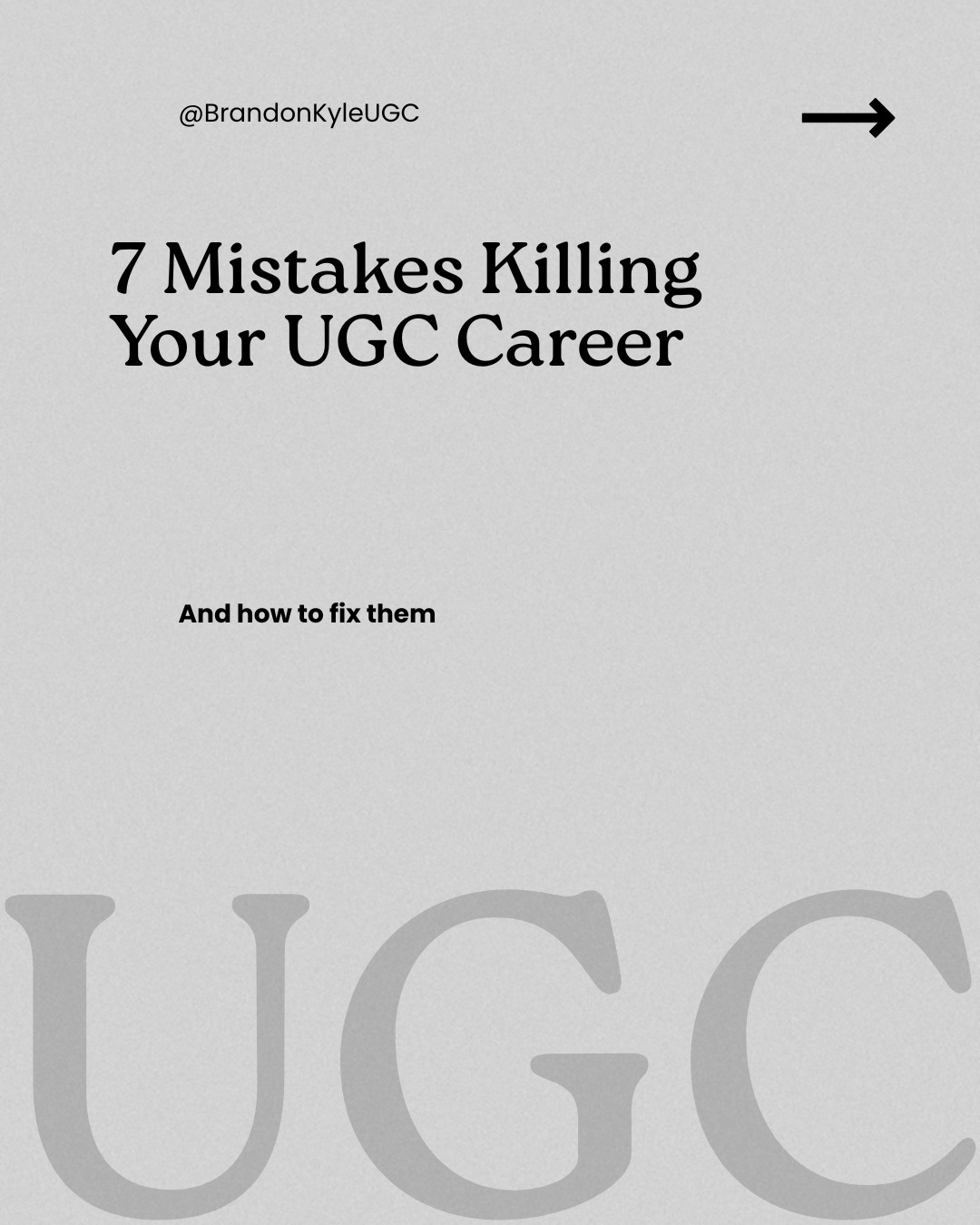 @Brandon - UGC Content Creator