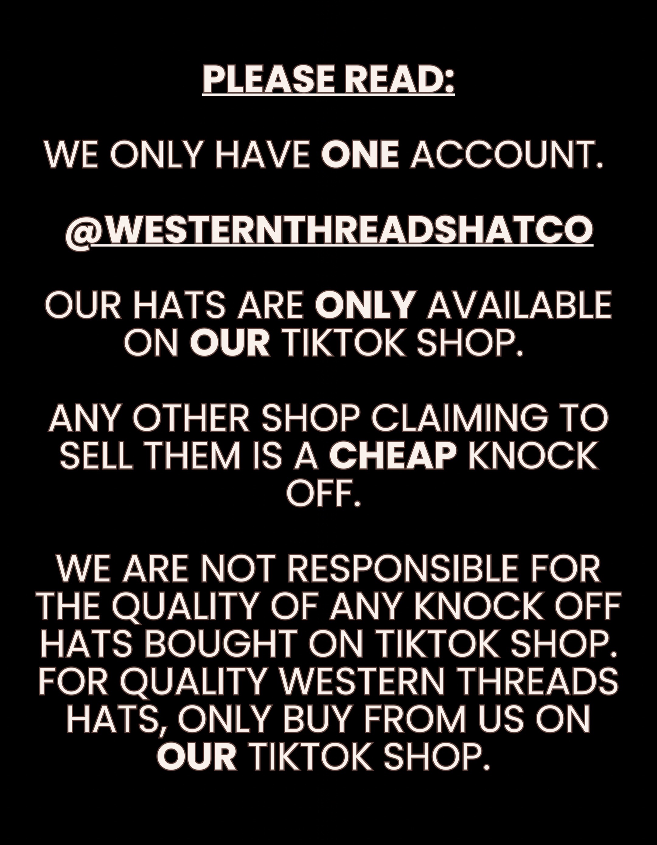 @Western Threads Hat Co.