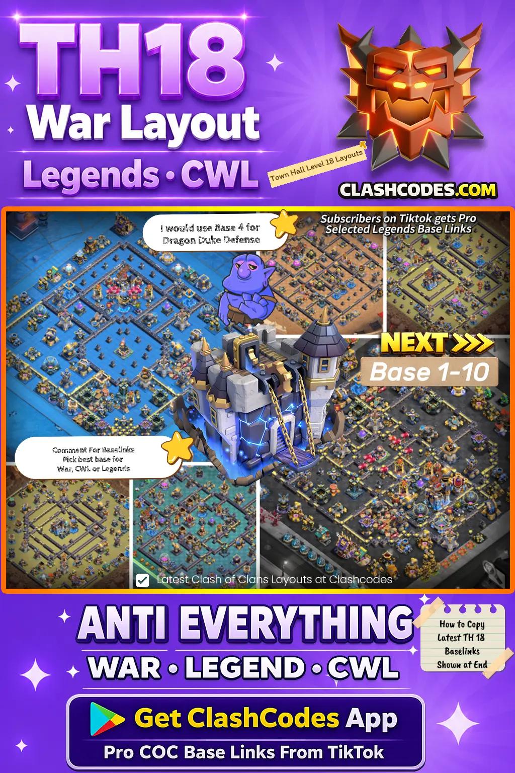 @Clashcodes COC Baselayouts