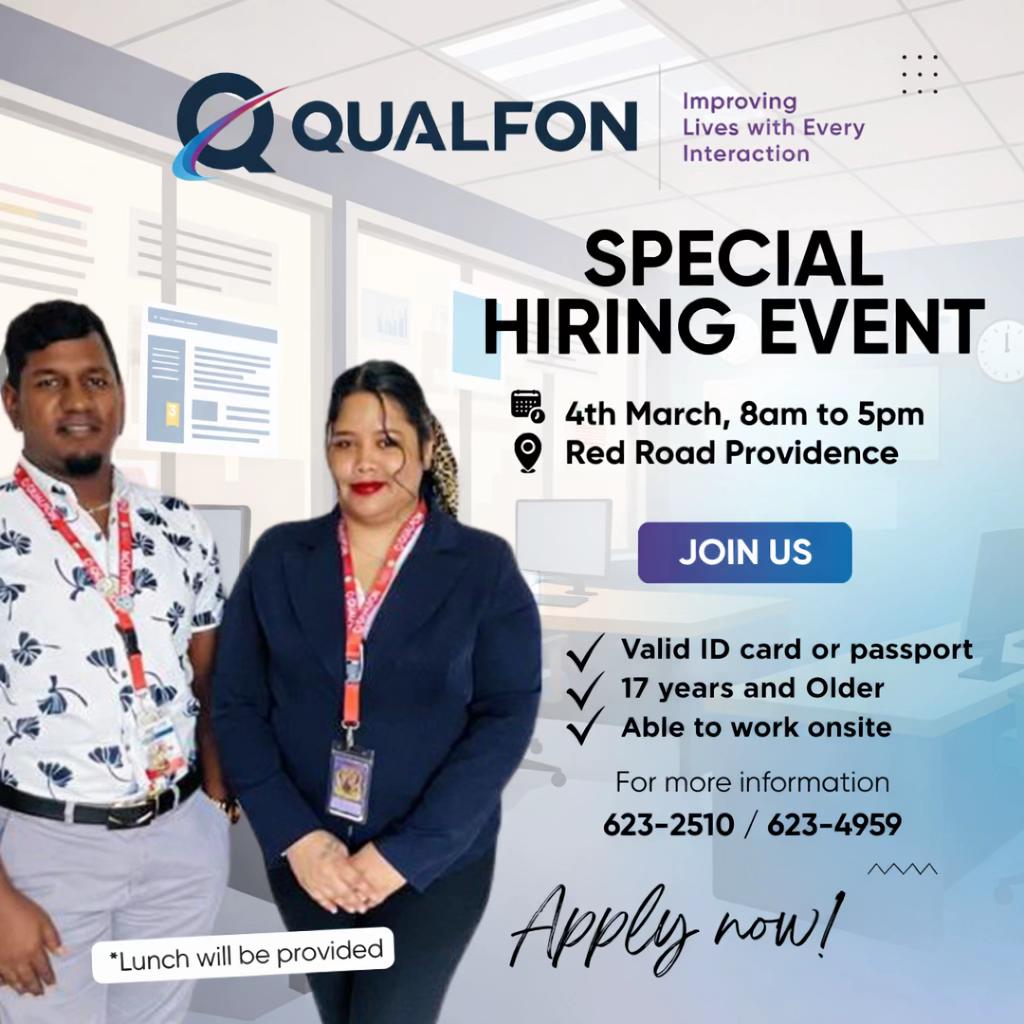 @Qualfon Guyana Inc BPO
