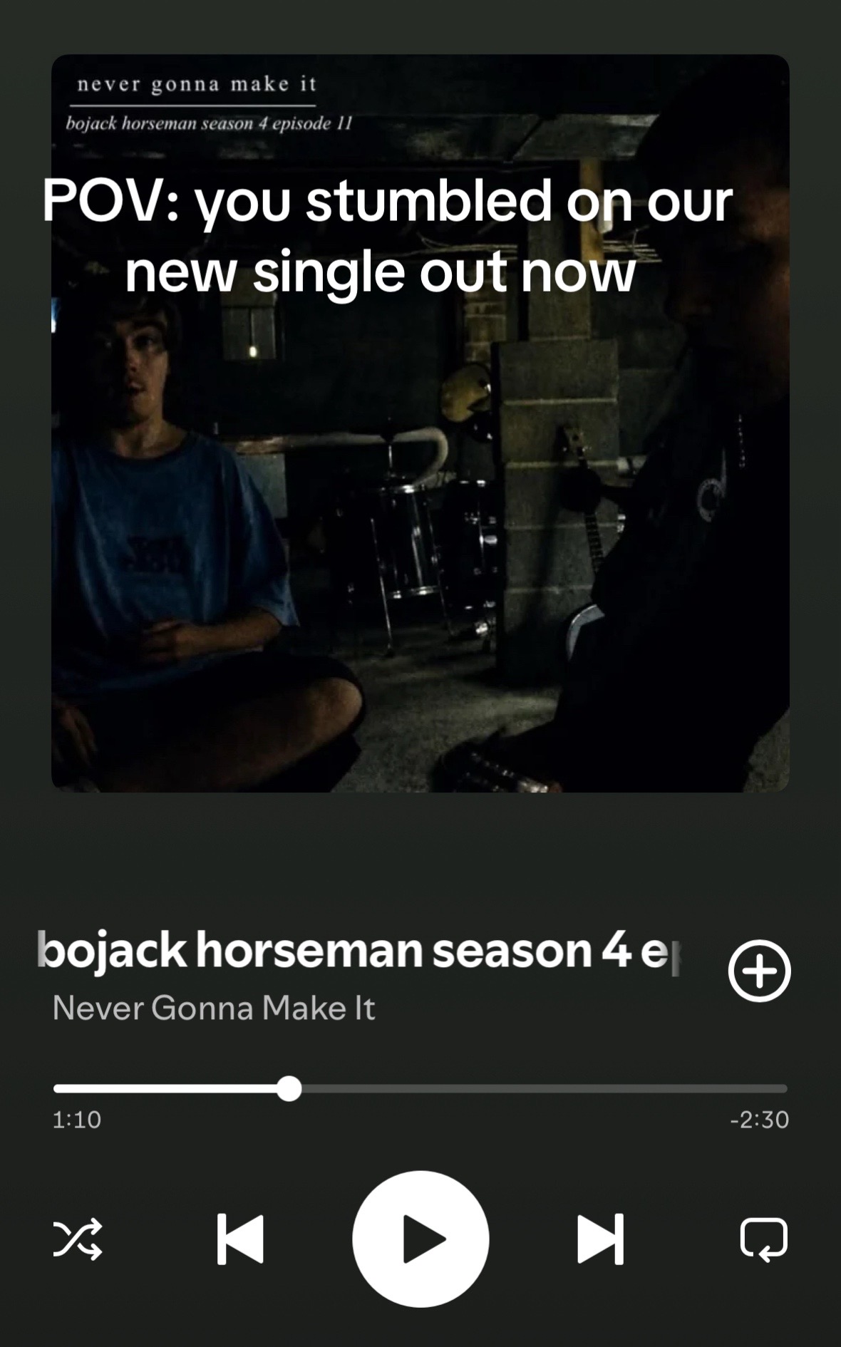 @nevergonnamakeitband