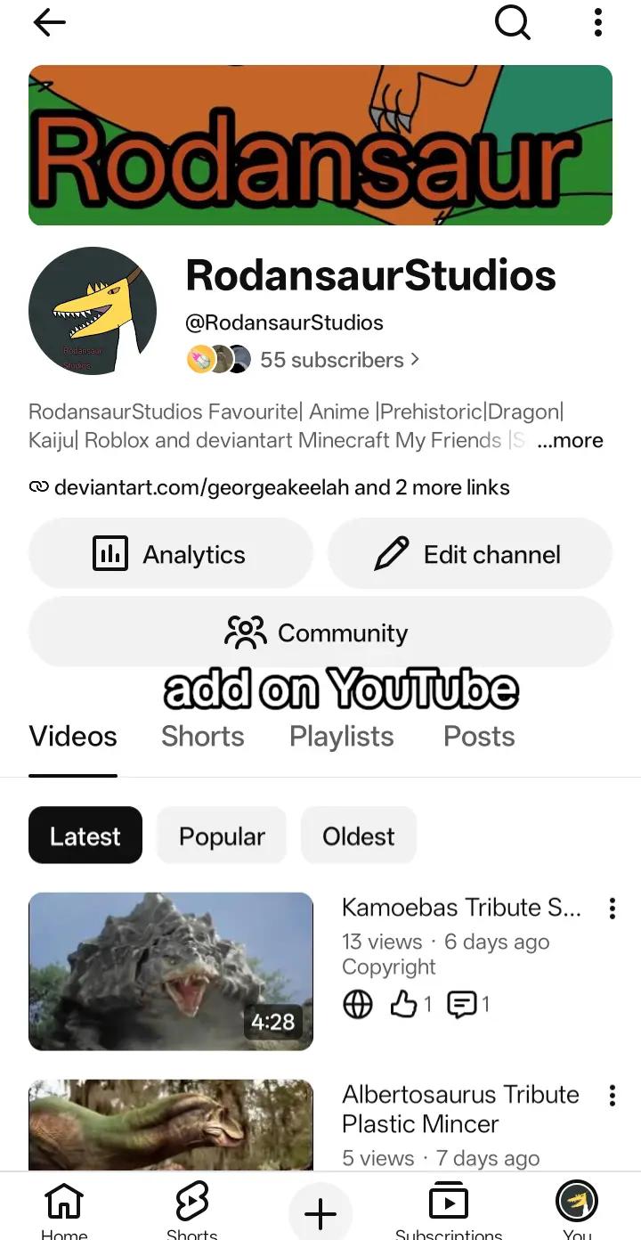 @RodansaurStudios Old Account