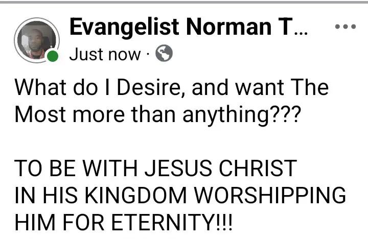 @Evangelist Norman Thompson