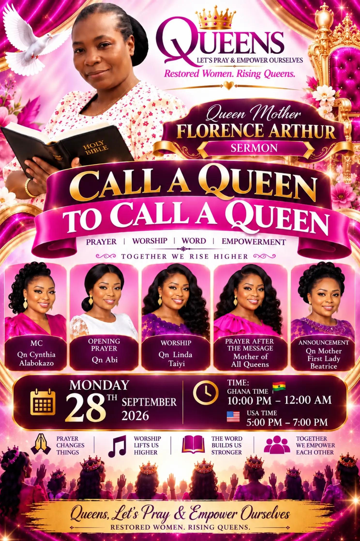 @Queens Arise Tina G