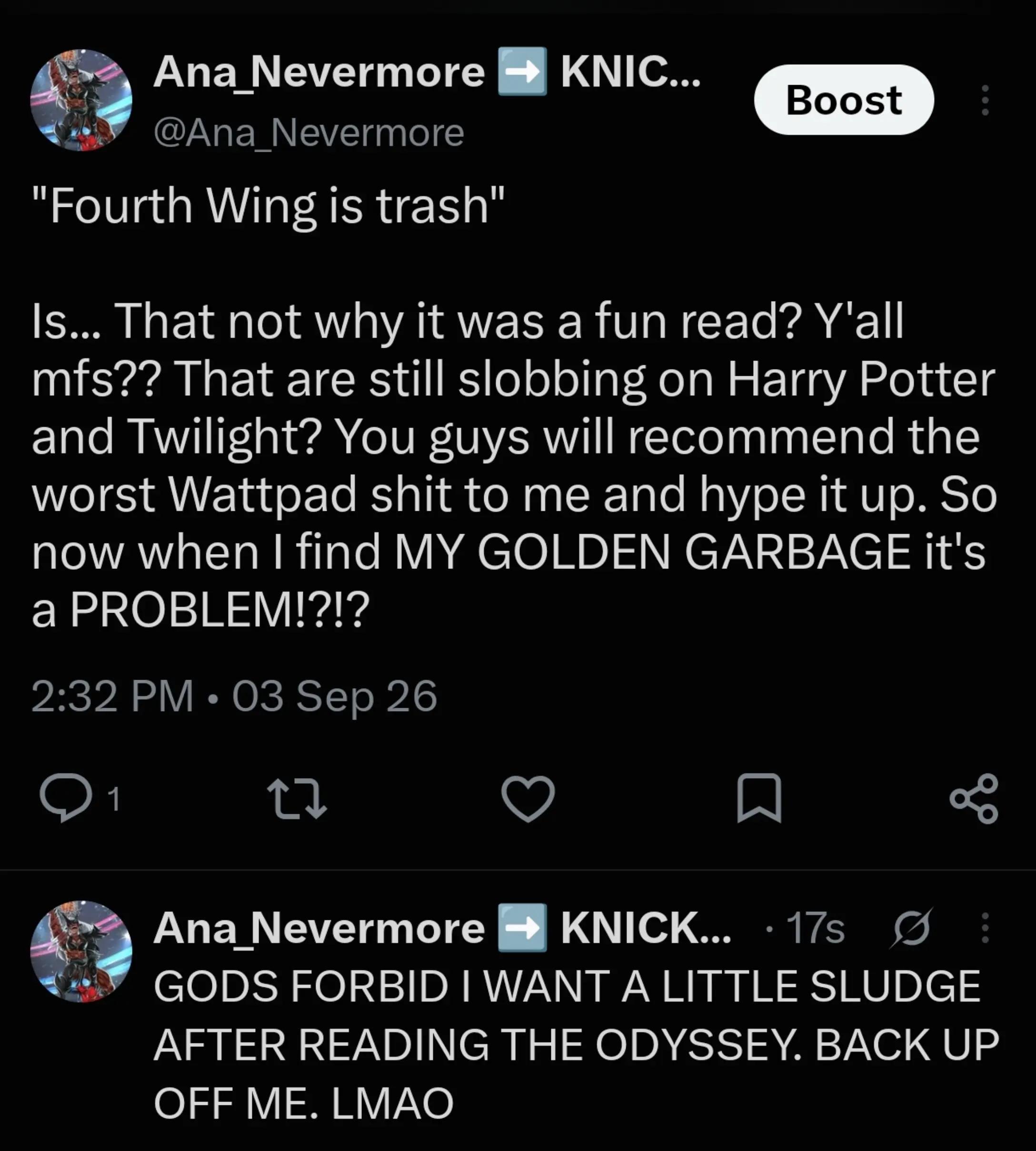 @Ana Nevermore KNICKS IN FIVE