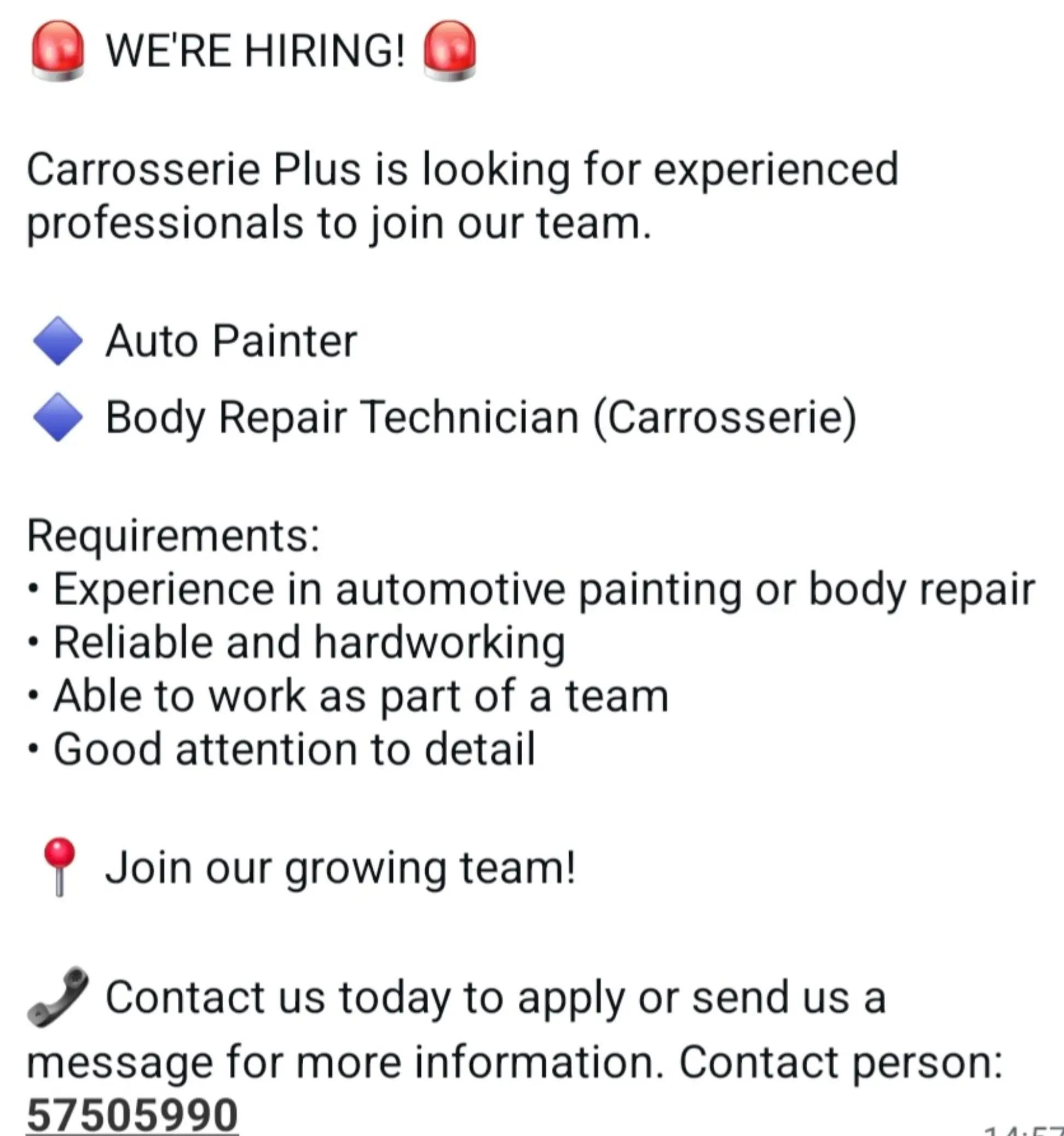 @Carrosserie plus LTD 57505990