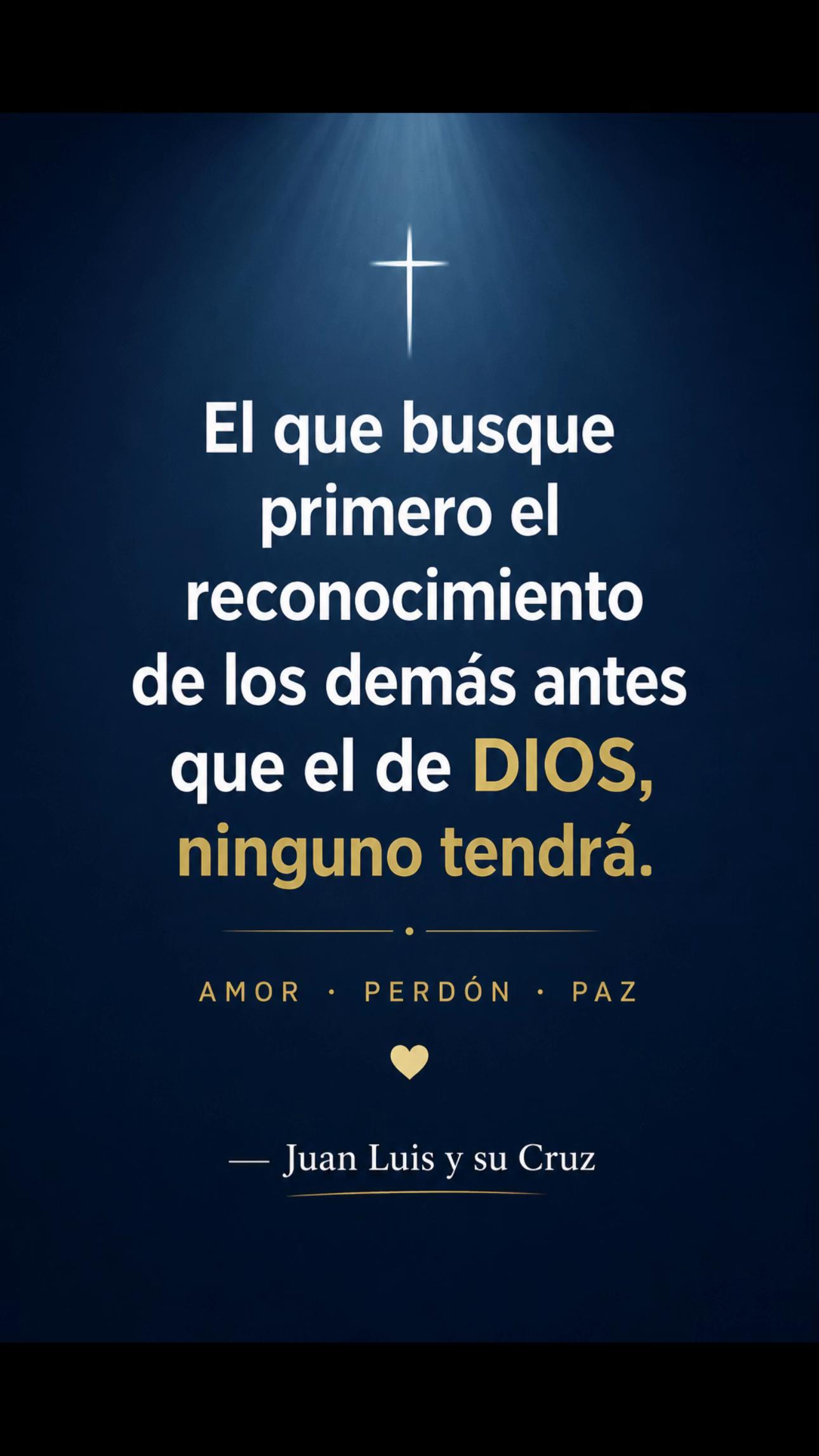 @Juan Luis acepta su Cruz