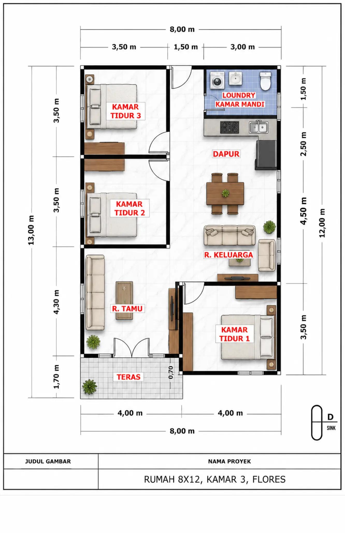 @DESAIN RUMAH LISTANTO ARCH