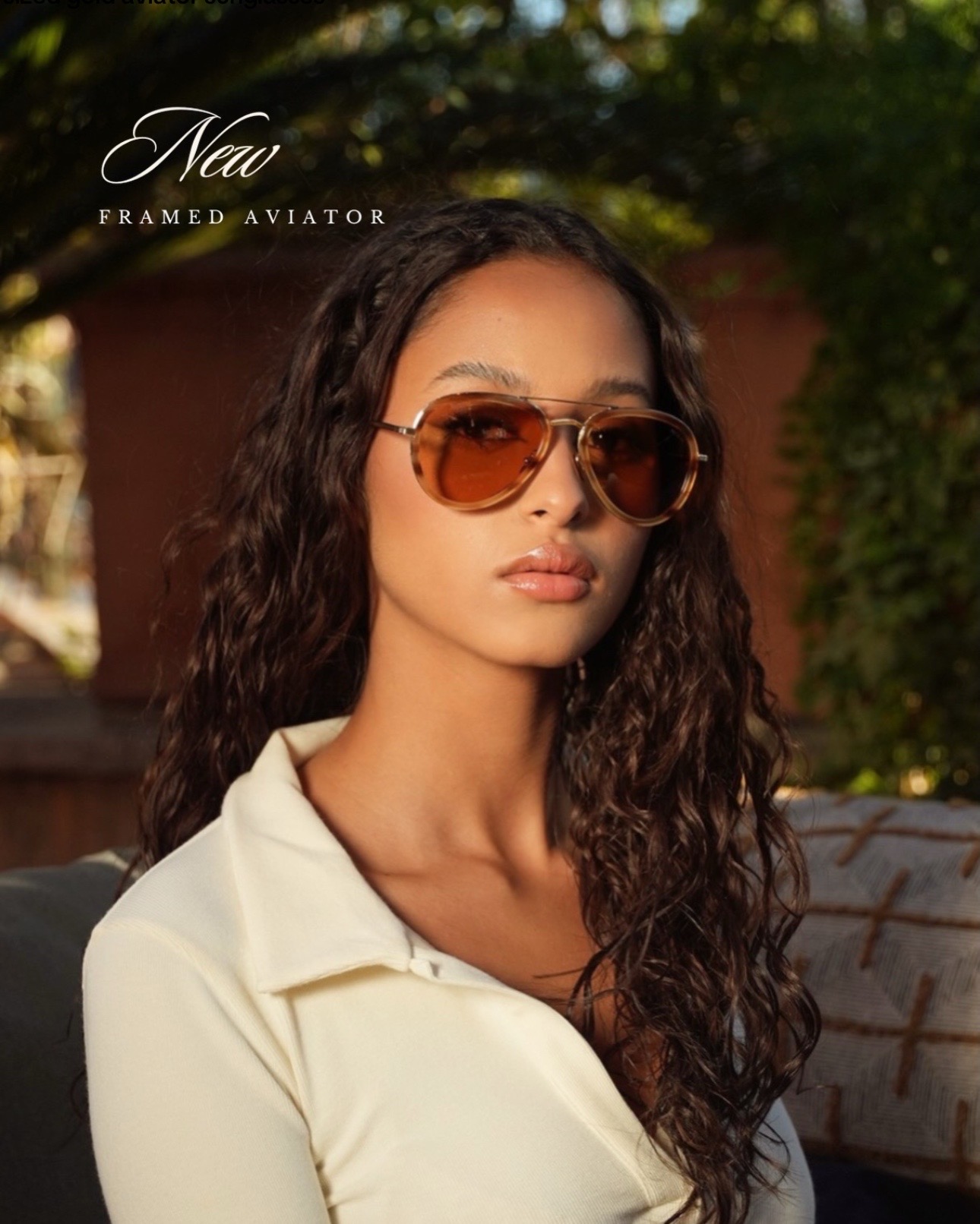 @MEMOR&Iacute; &bull;Narrow Fit Sunglasses