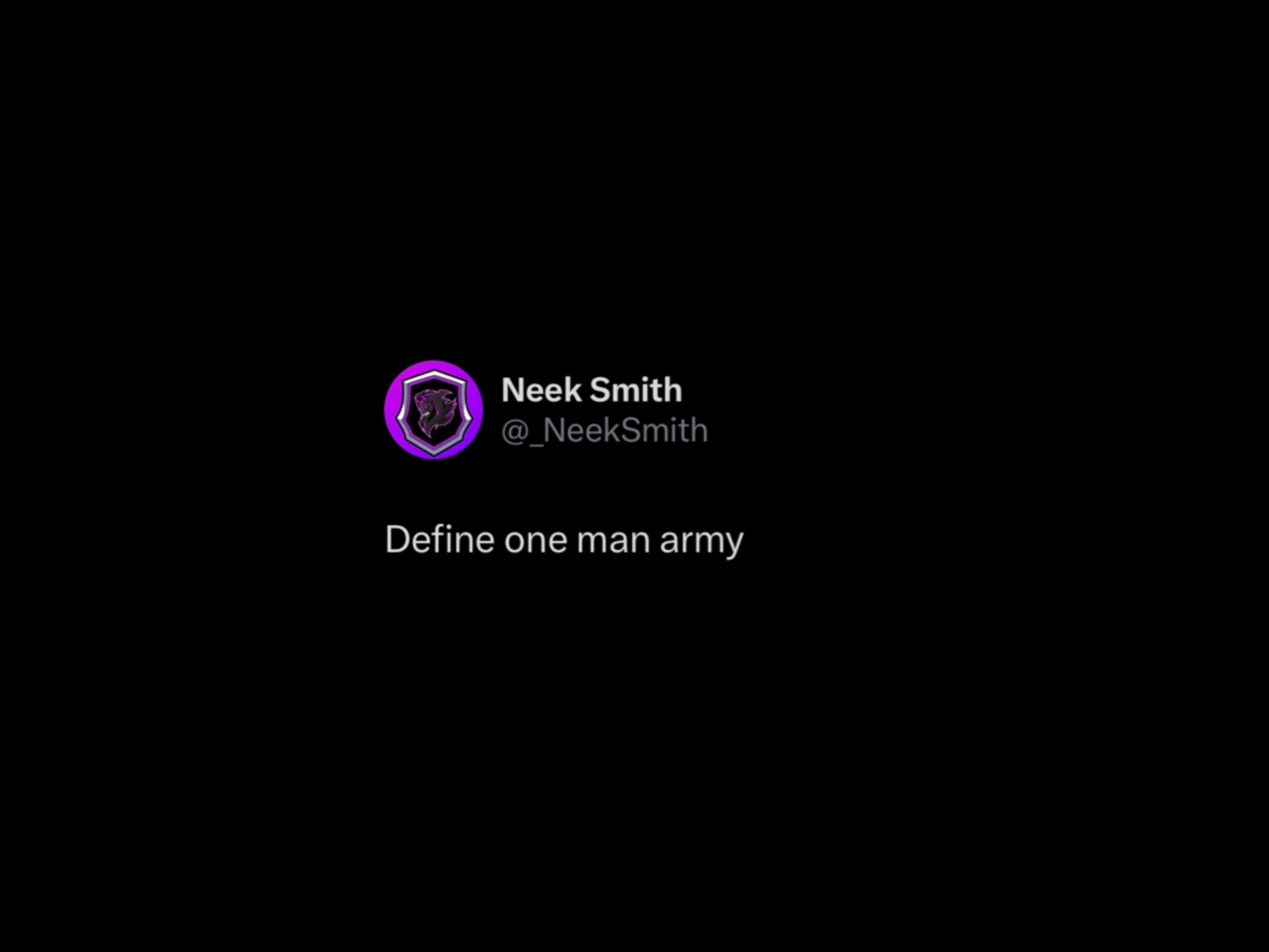 @Neek Smith