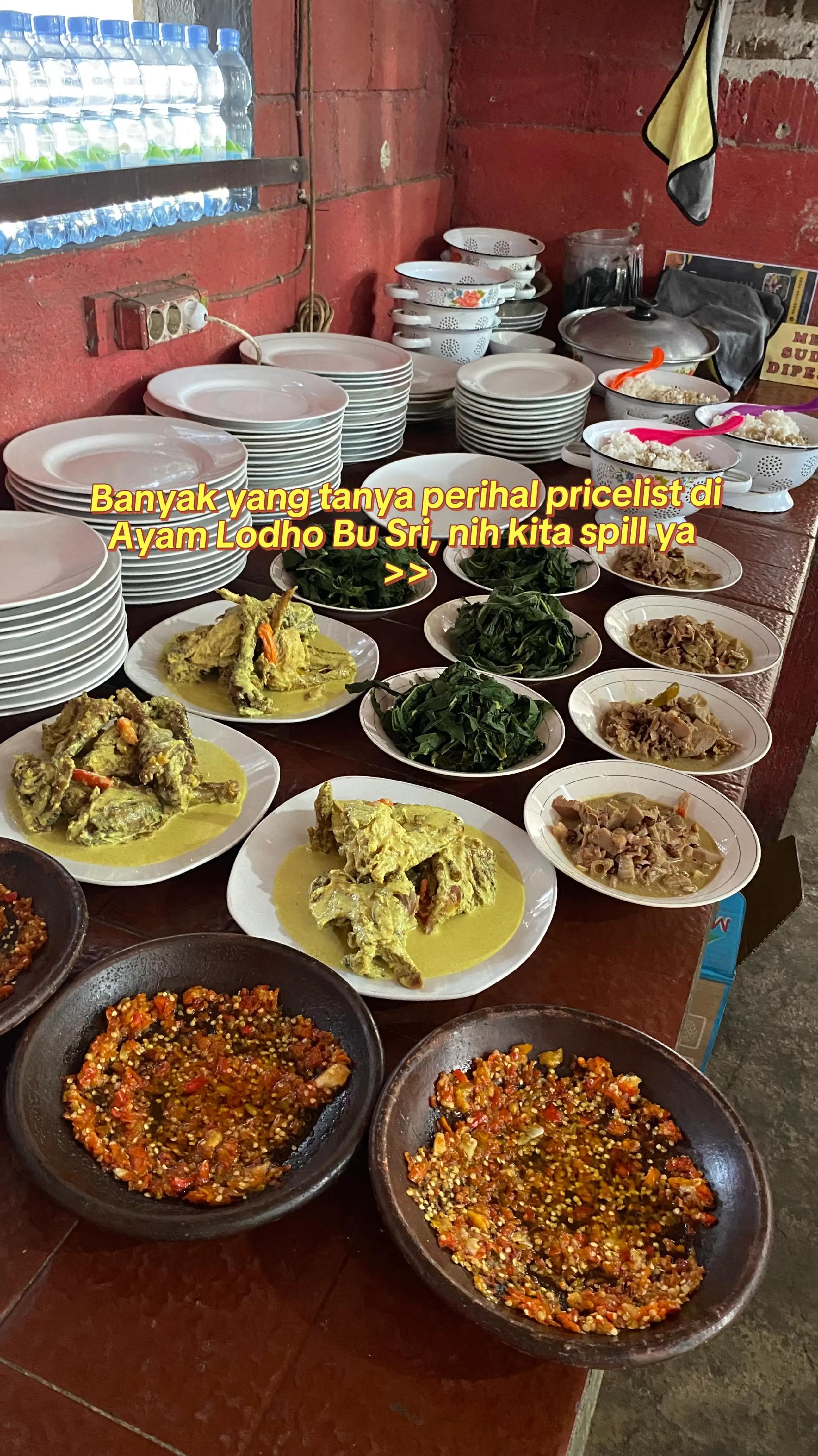 @Ayam Lodho Bu Sri