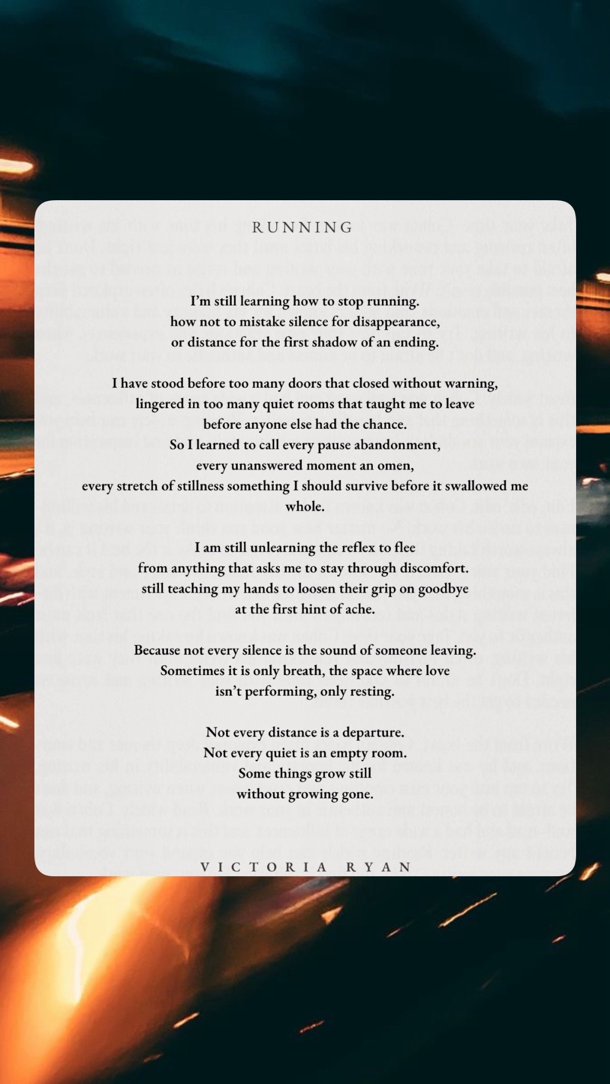 @Victoria Ryan