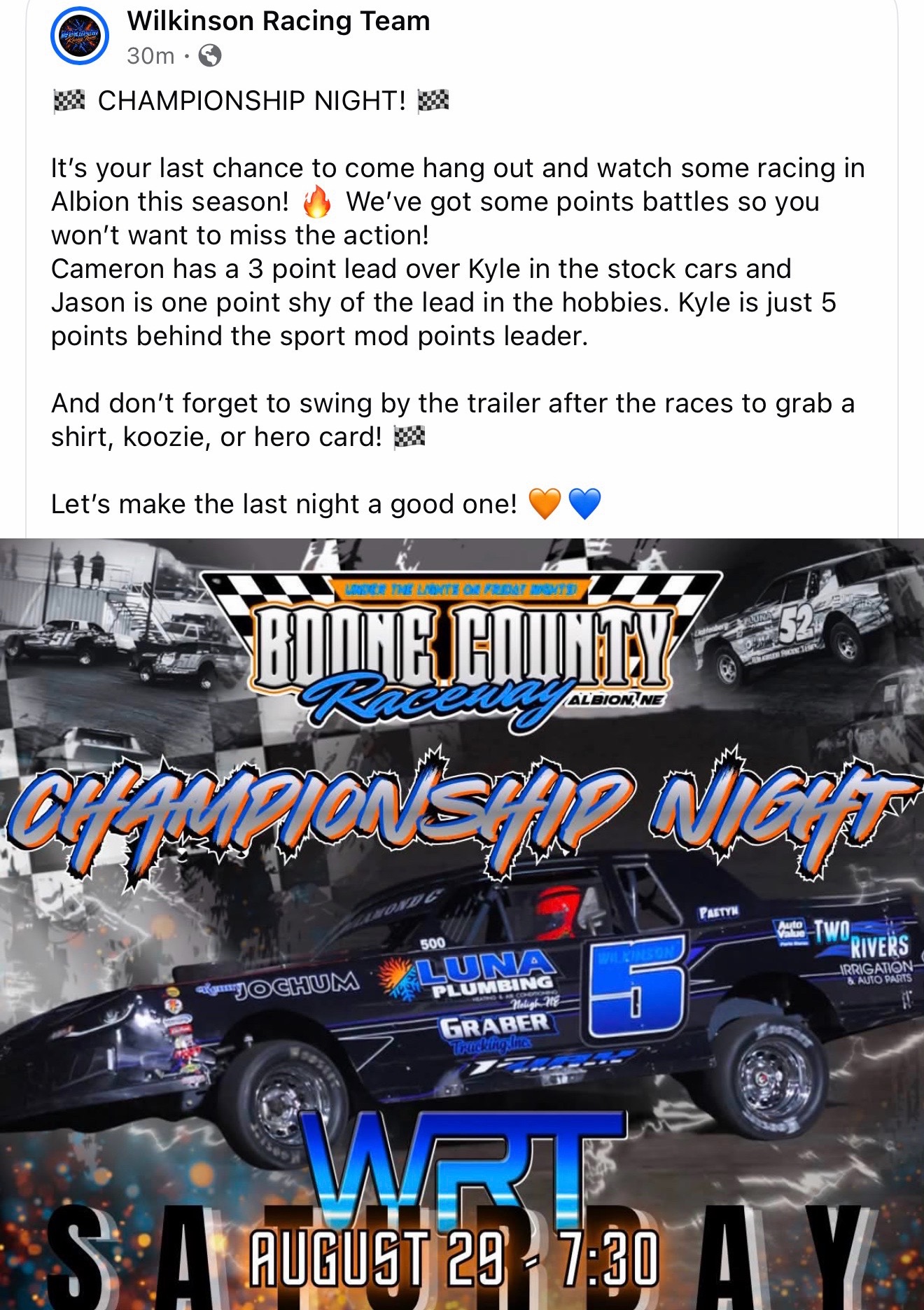 @Wilkinson Racing Team