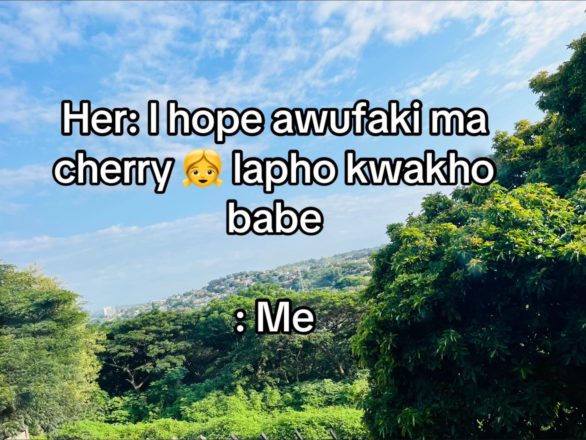 @Tebza Mhlonishwa Goeieman