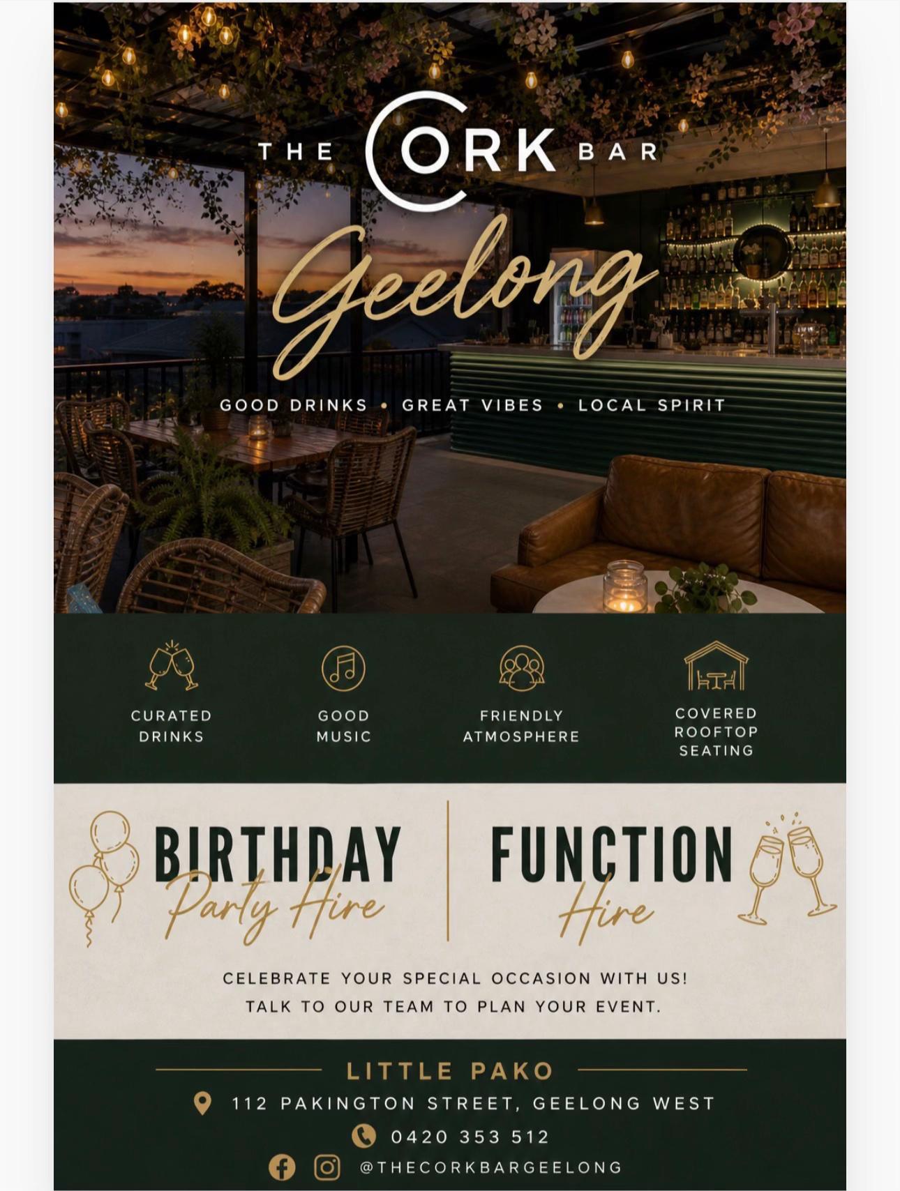 @The Cork Bar Geelong
