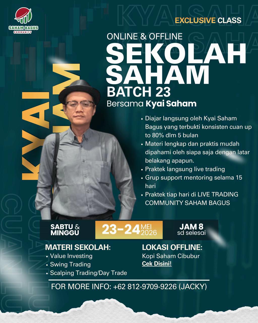 @kyai saham bagus