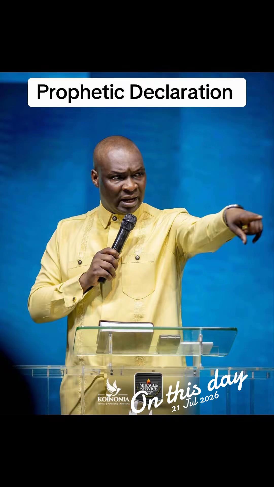 @Apostle Joshua Selman