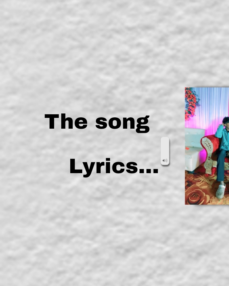 @The lyrics....