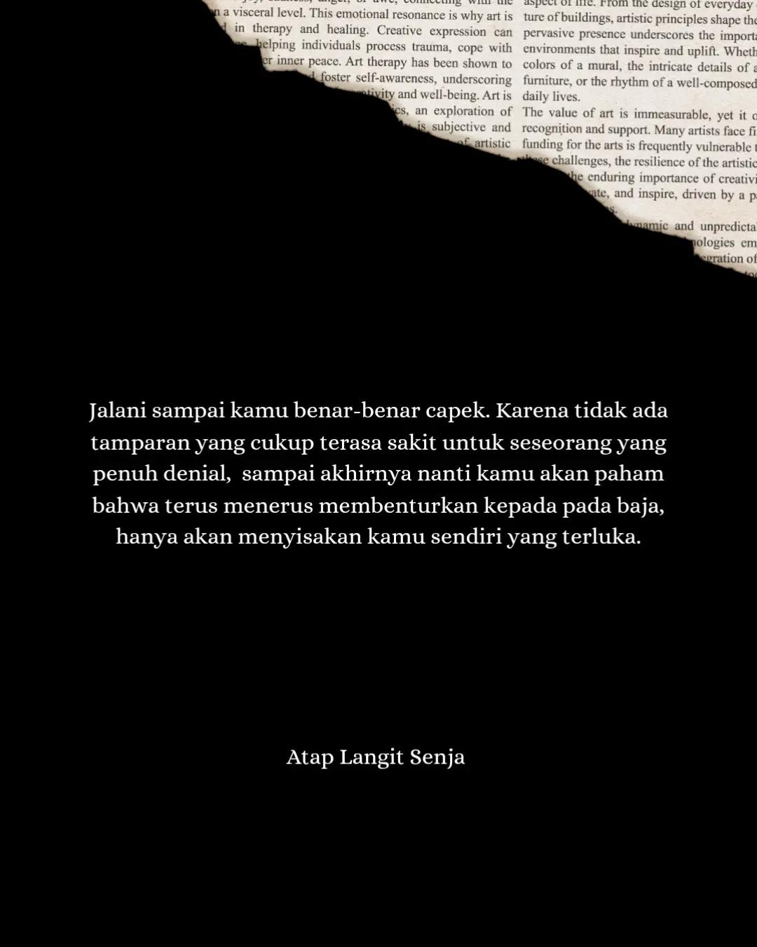 @Atap Langit Senja