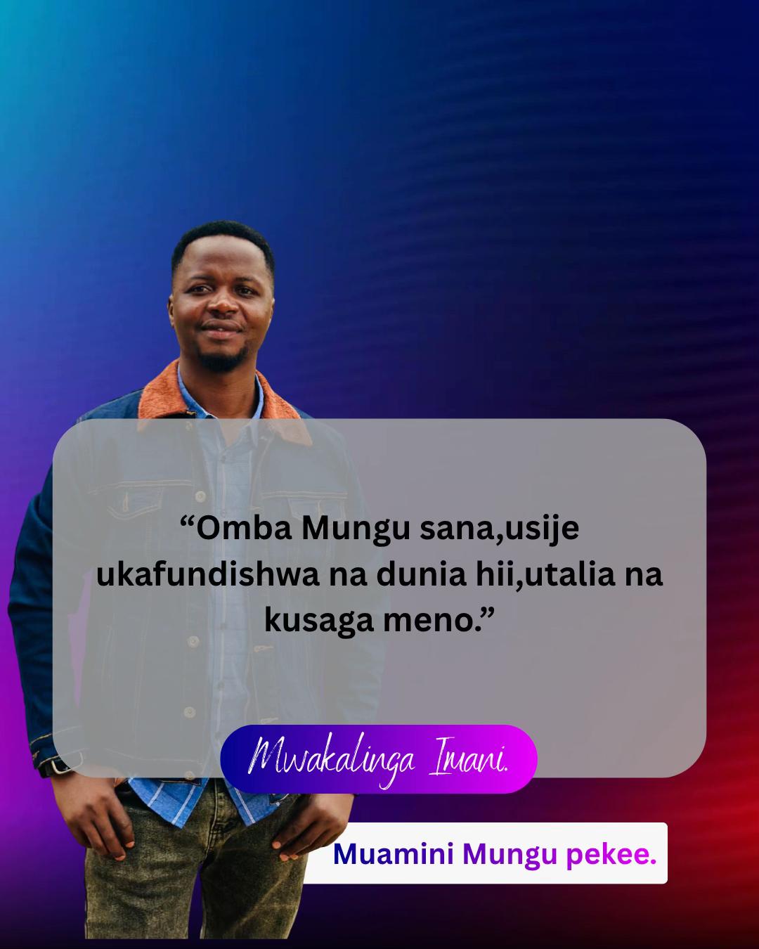 @Imani Mwakalinga