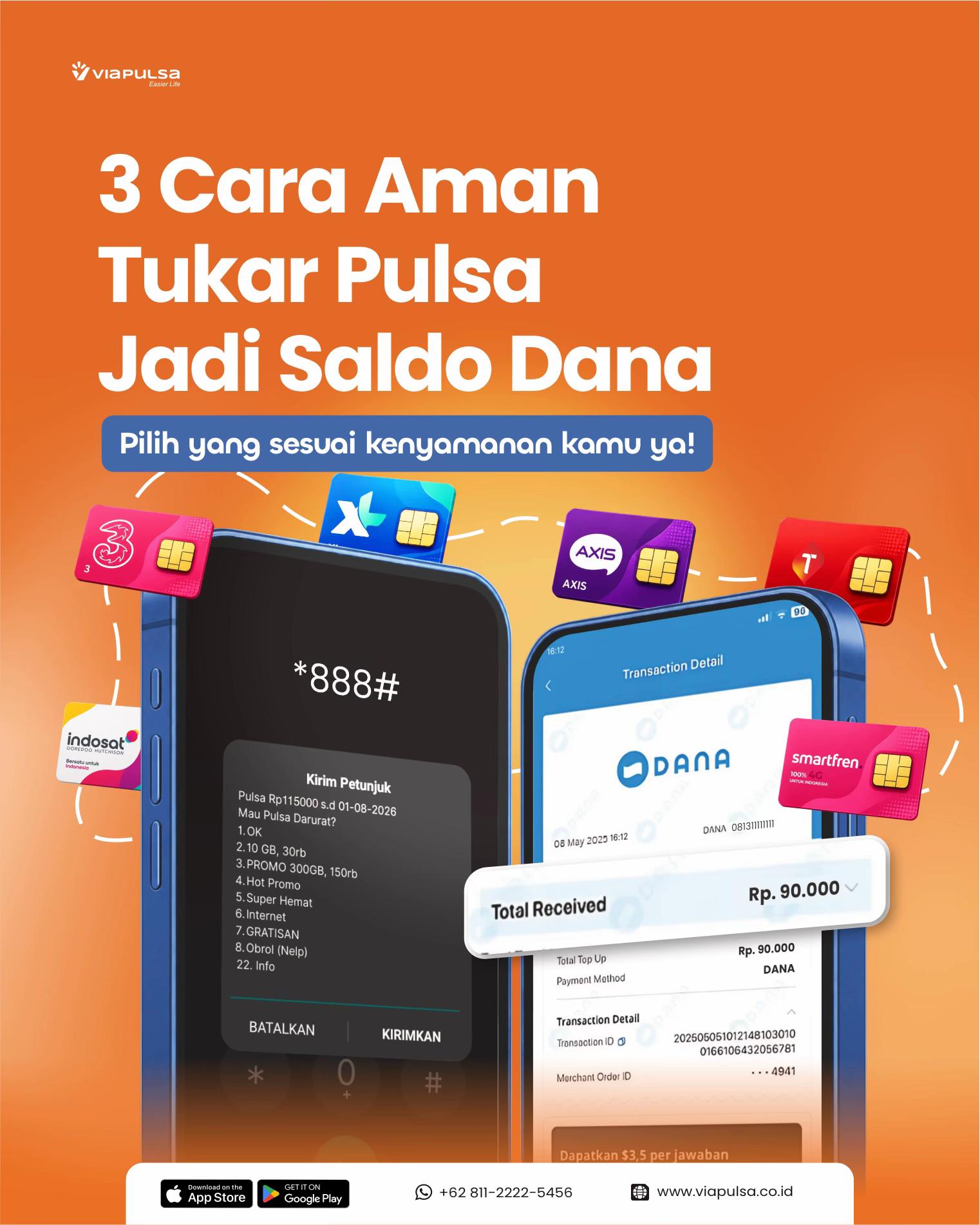 @Viapulsa | Convert Pulsa Aman