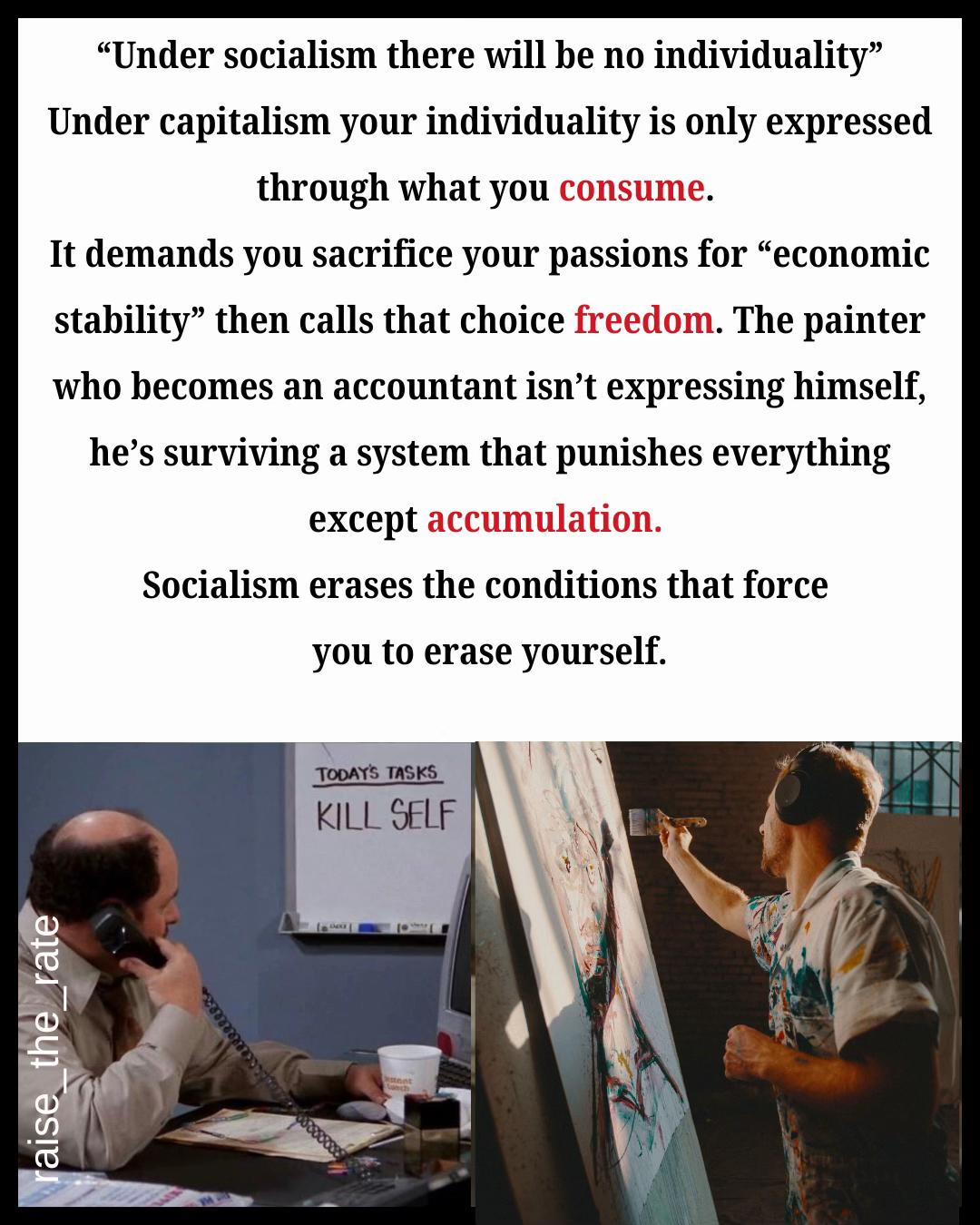 @raisetherate ☭