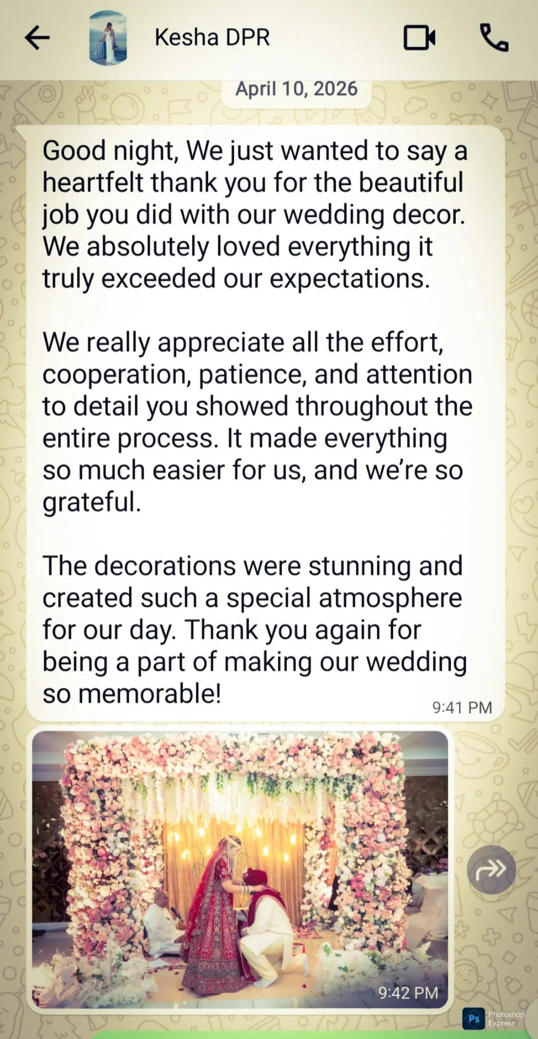 @Chakra Events & Decor 330 9152