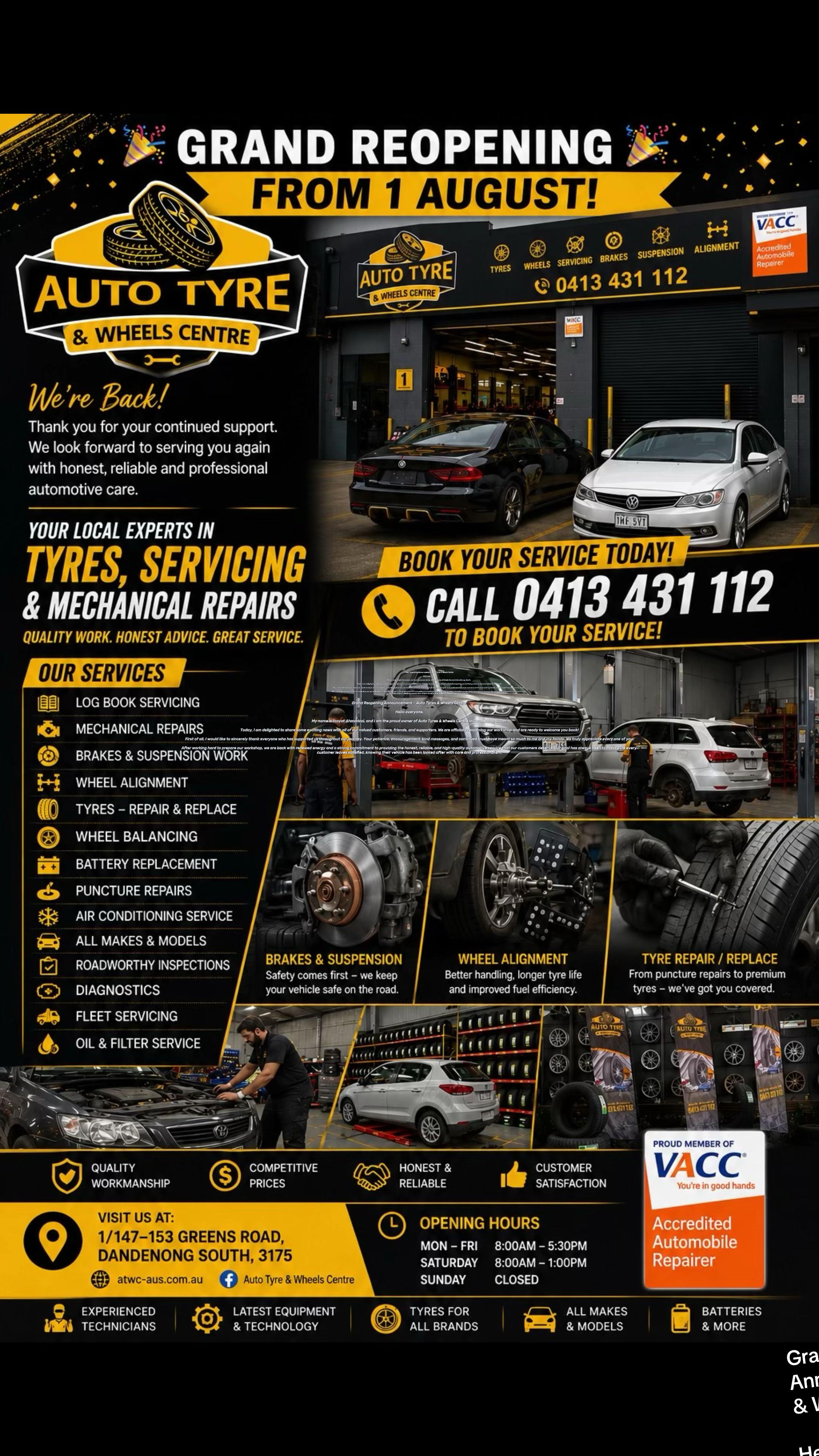 @Auto Tyres And Wheels Center