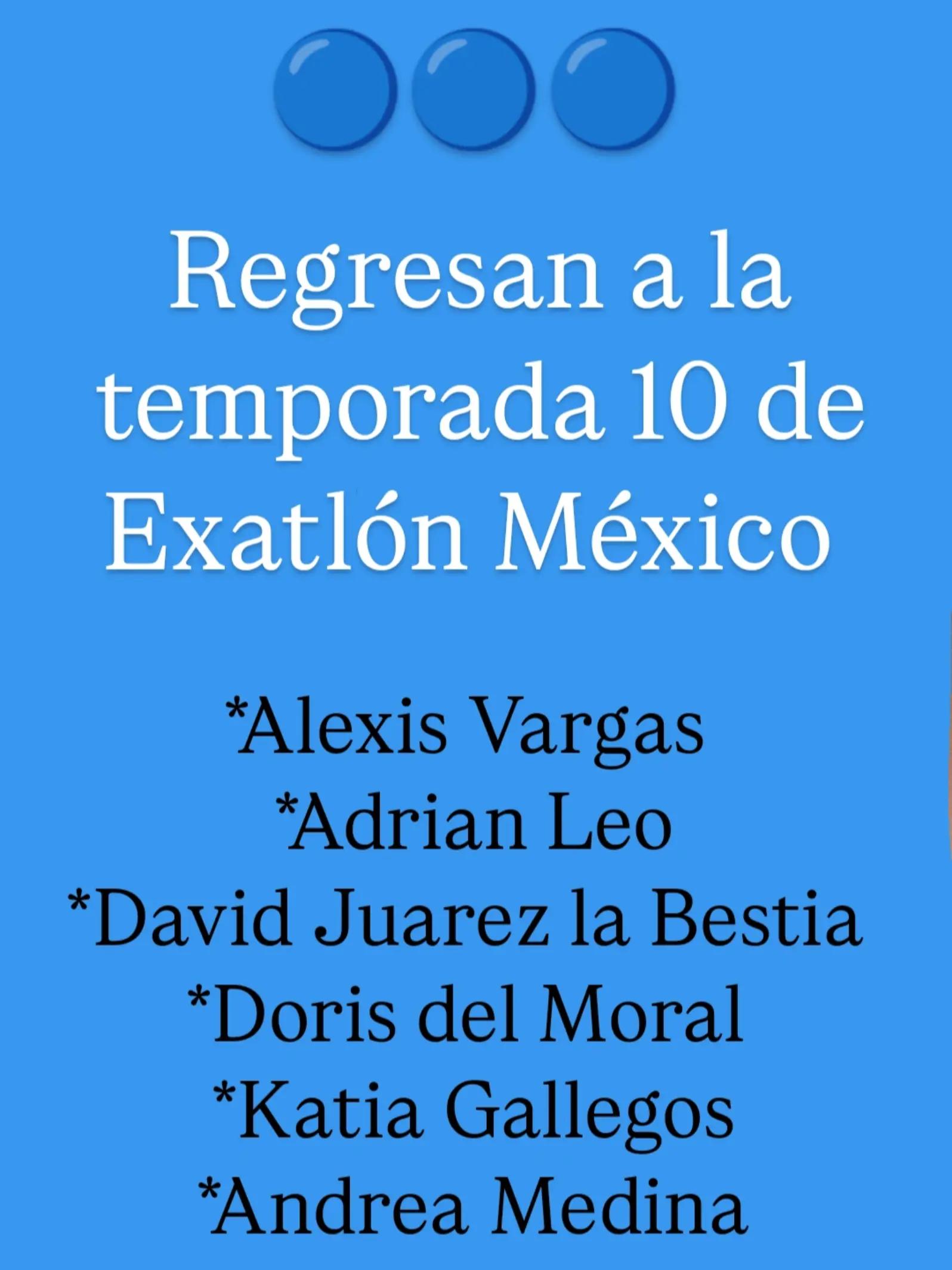 @Exatlón México 🇲🇽