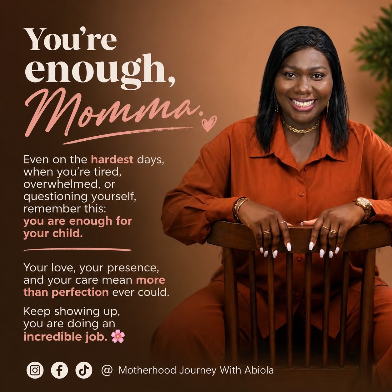 @Motherhood Journey with Abiola