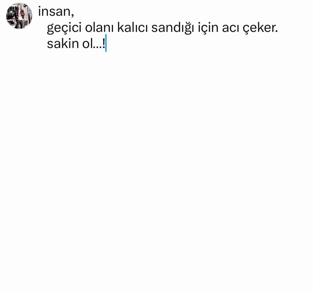 @Kalabalık yalnız