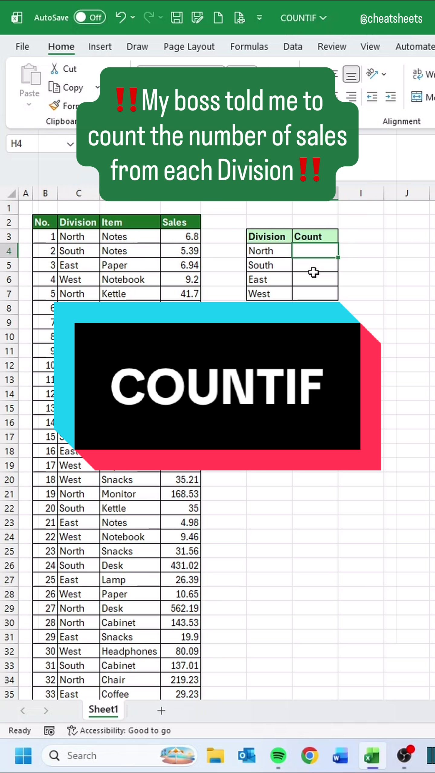@CheatSheets | Excel & GSheets