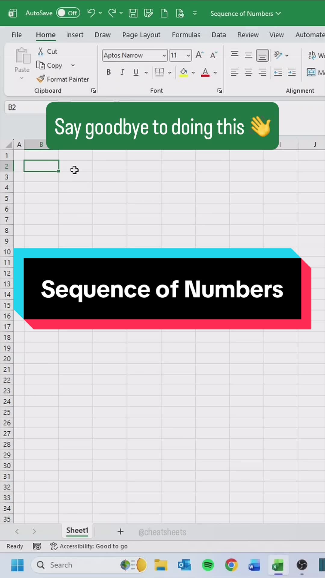 @CheatSheets | Excel & GSheets